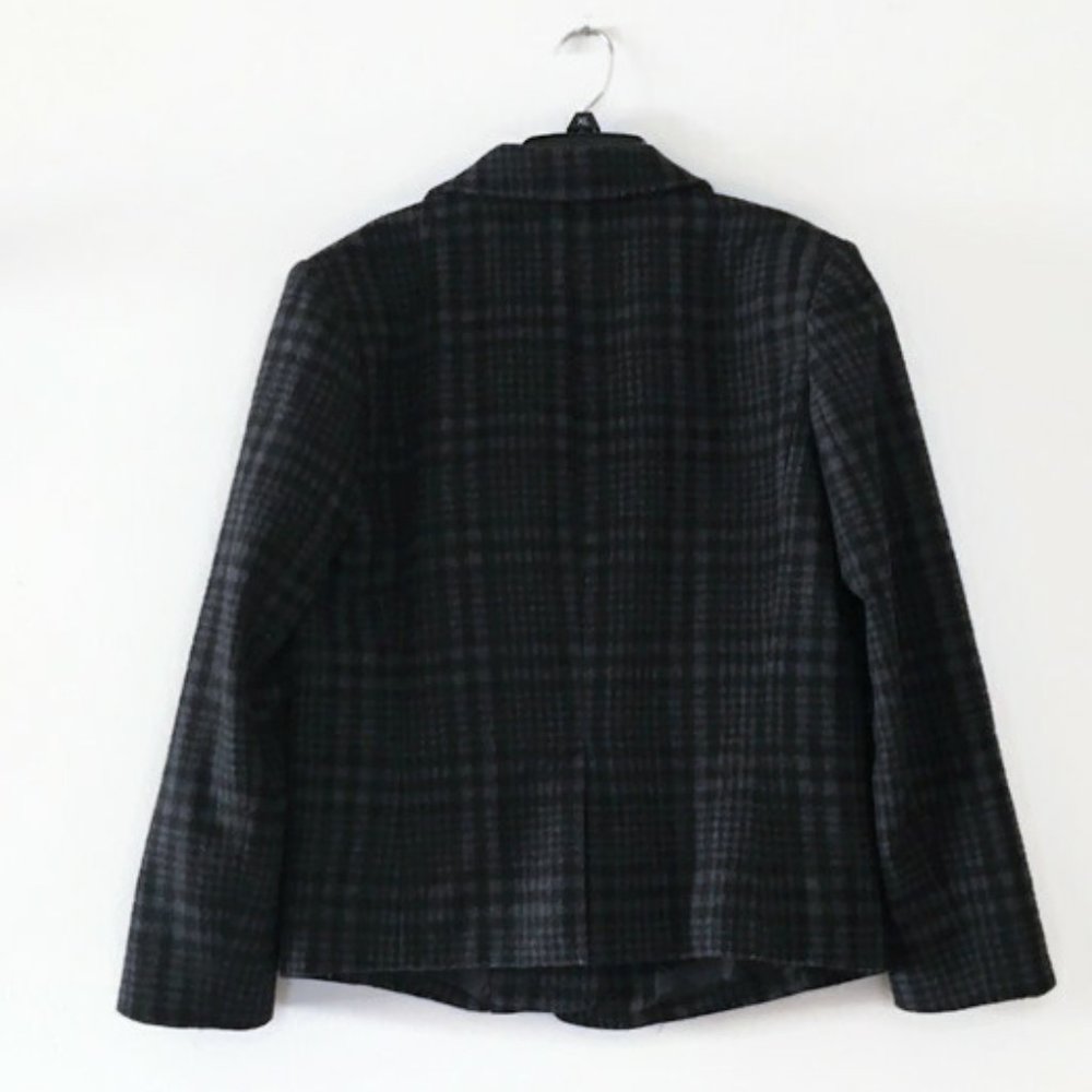 Checkered Coat, Jacket, Buttoned Blazer - image 2